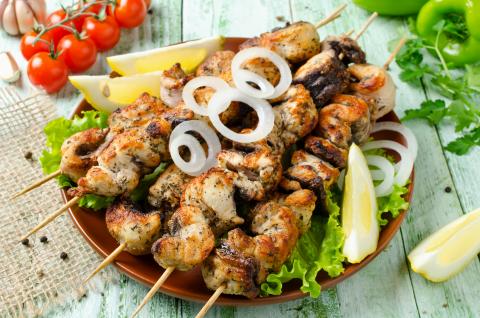 Lemon-Herb Swordfish Kebabs | Louisiana Kitchen & Culture